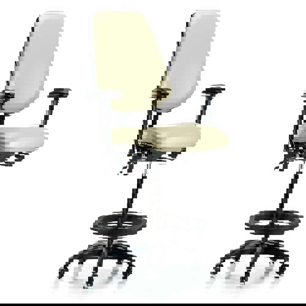 Task Chair: Vinyl, Adobe White