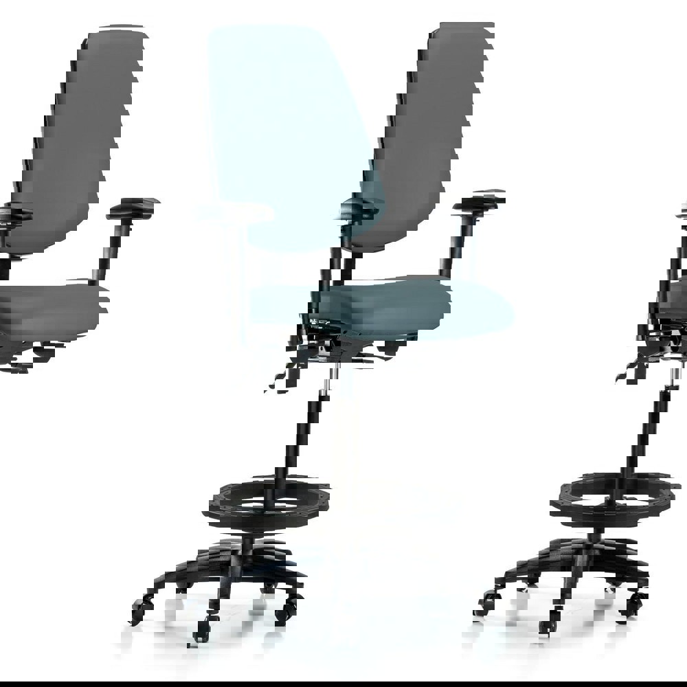 Task Chair: Vinyl, Colonial Blue