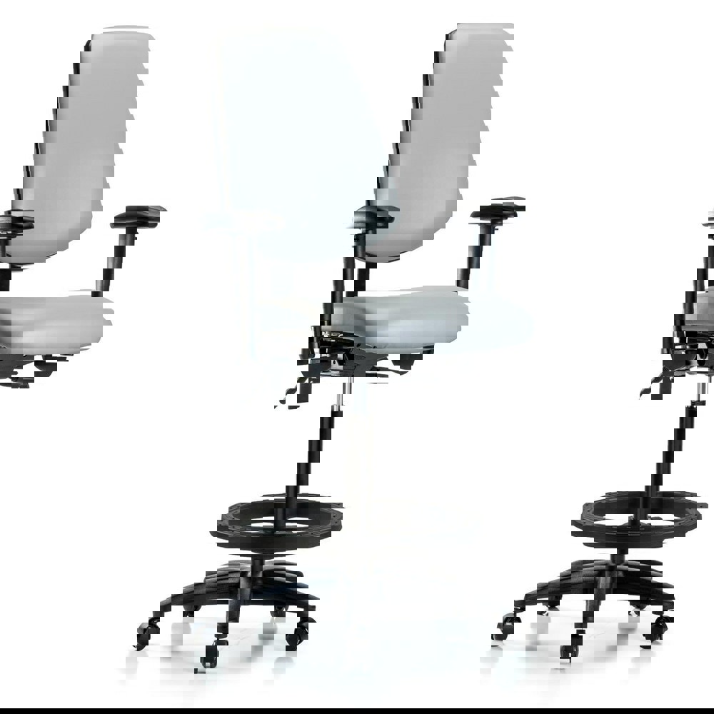 Task Chair: Vinyl, Dove