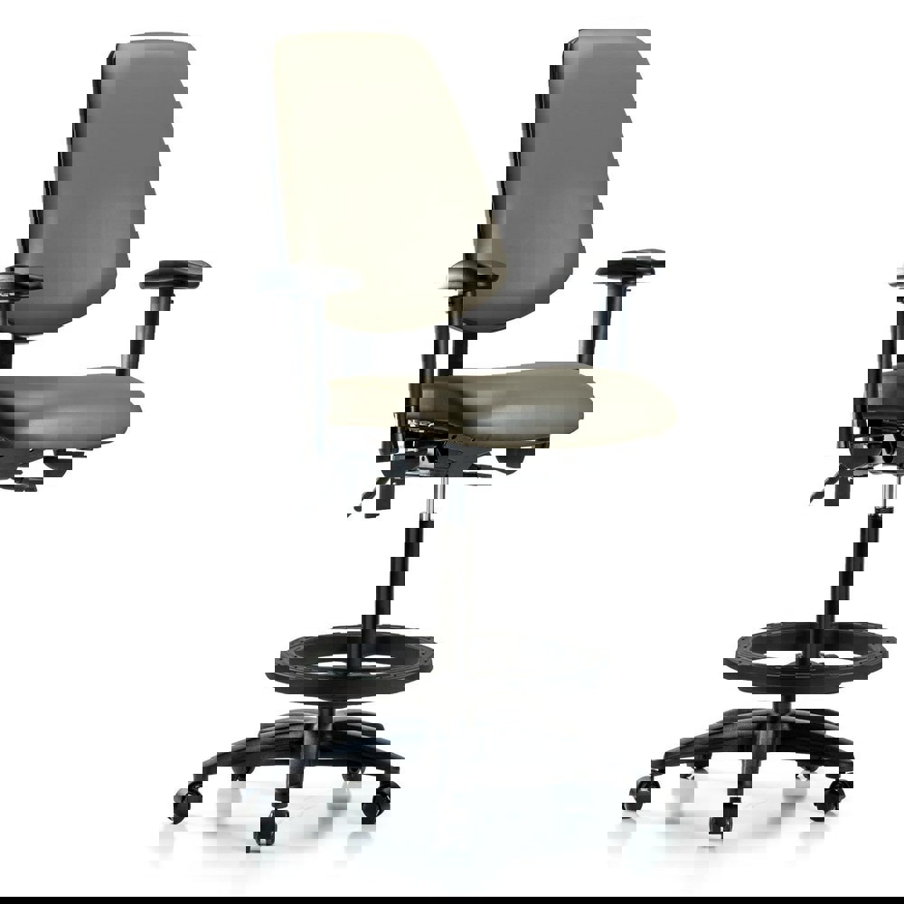 Task Chair: Vinyl, Taupe