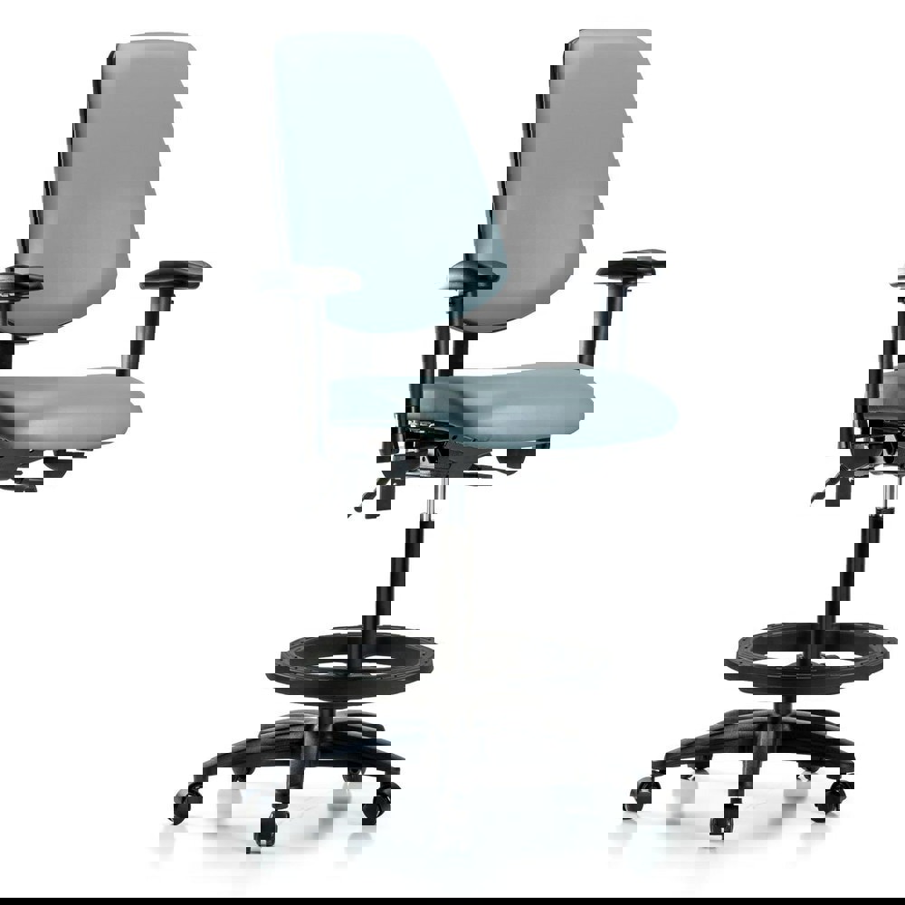 Task Chair: Vinyl, Storm