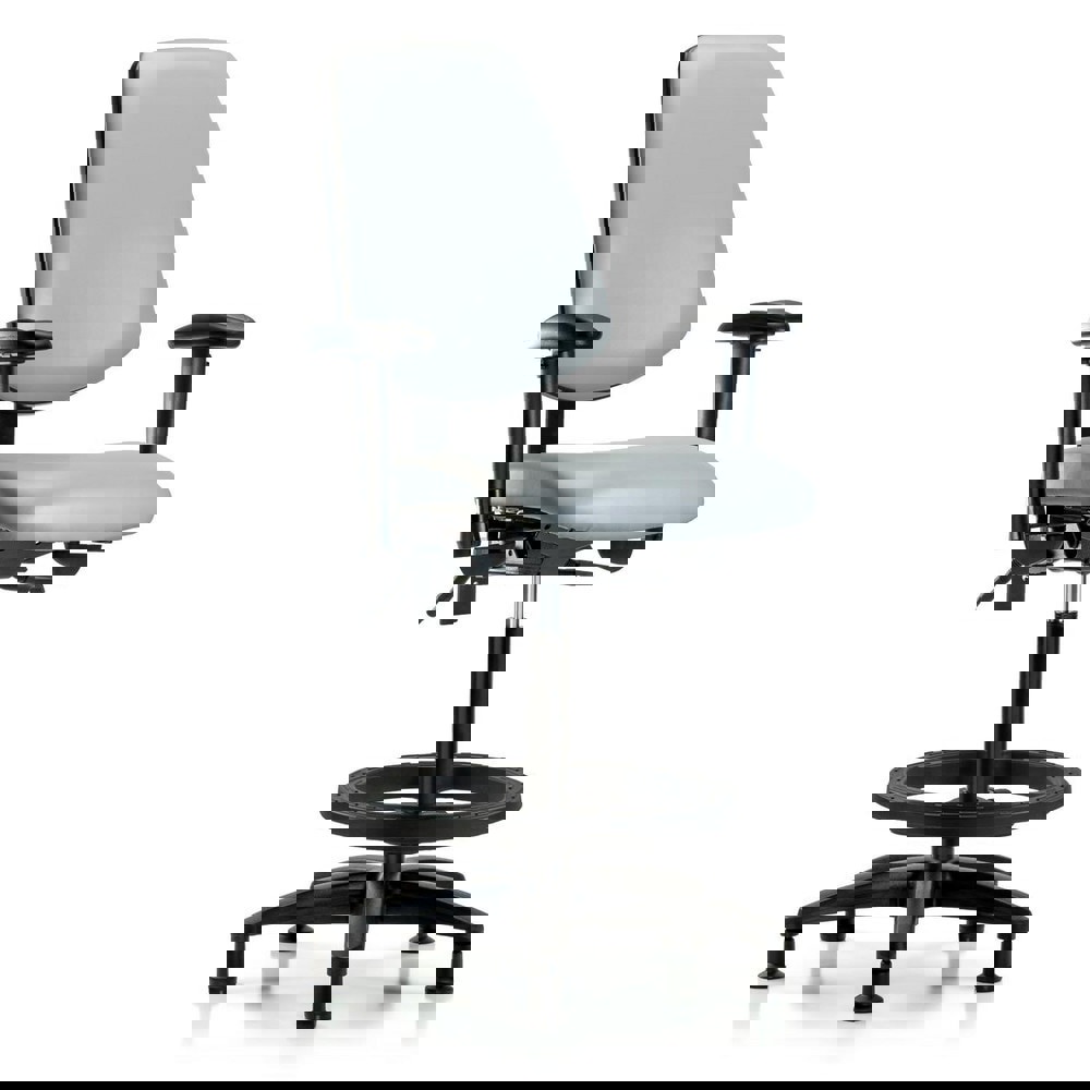 Task Chair: Vinyl, Dove