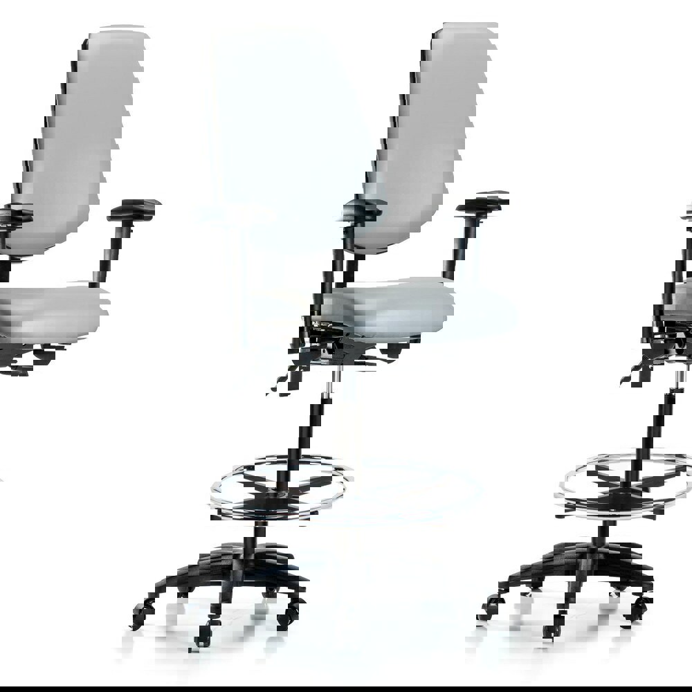 Task Chair: Vinyl, Dove