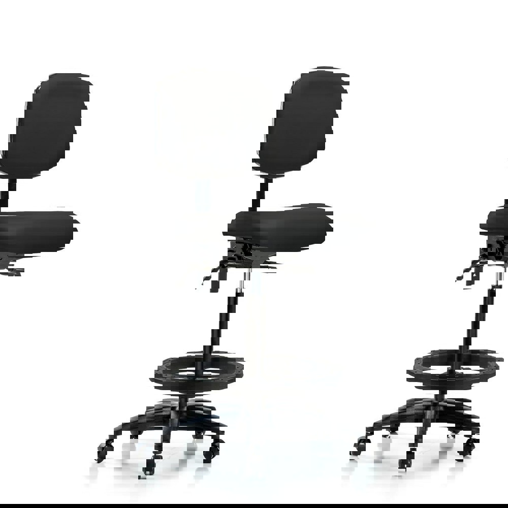 Task Chair: Vinyl, Black