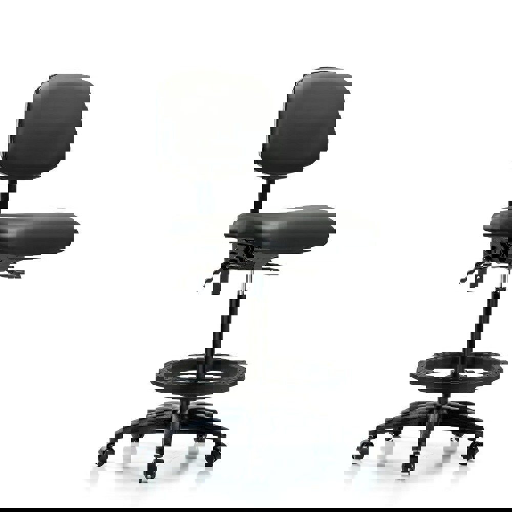 Task Chair: Vinyl, Carbon