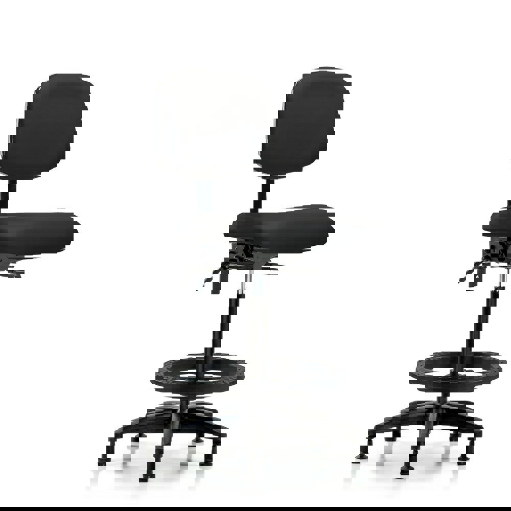 Task Chair: Vinyl, Black