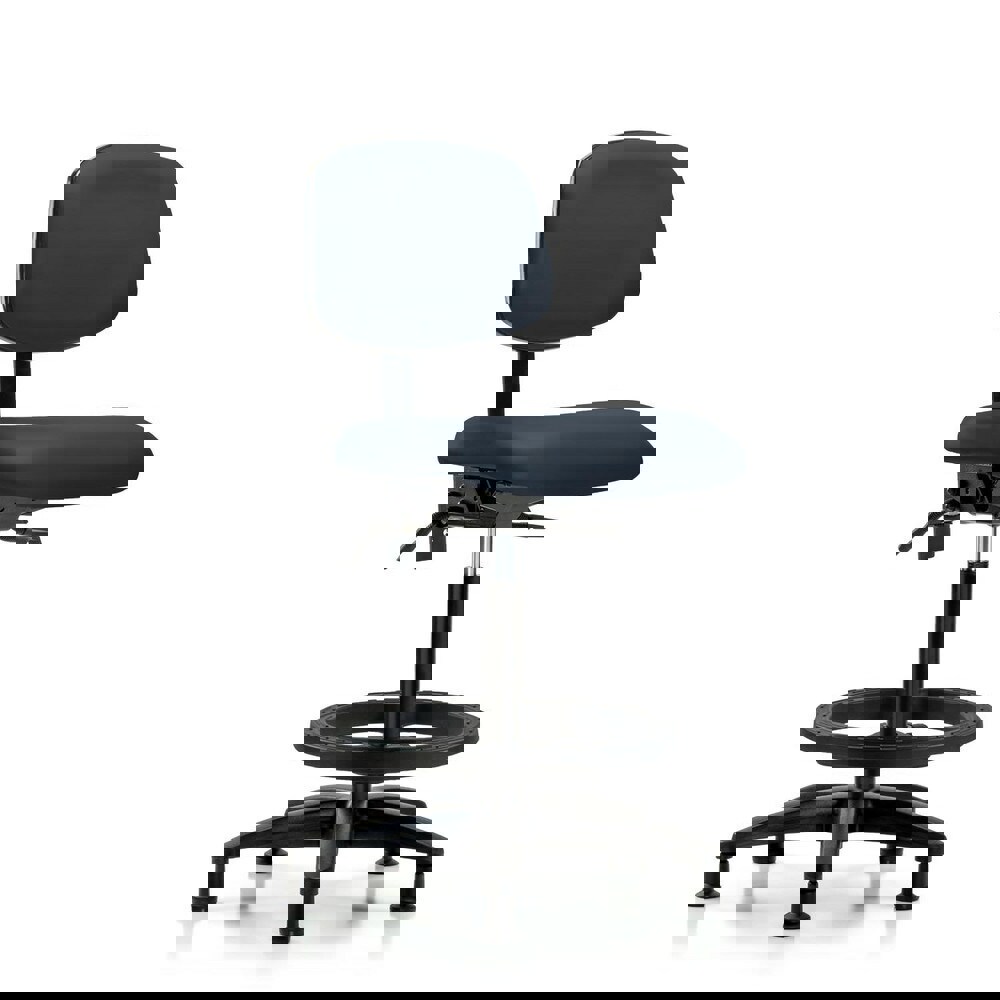 Task Chair: Vinyl, Imperial Blue