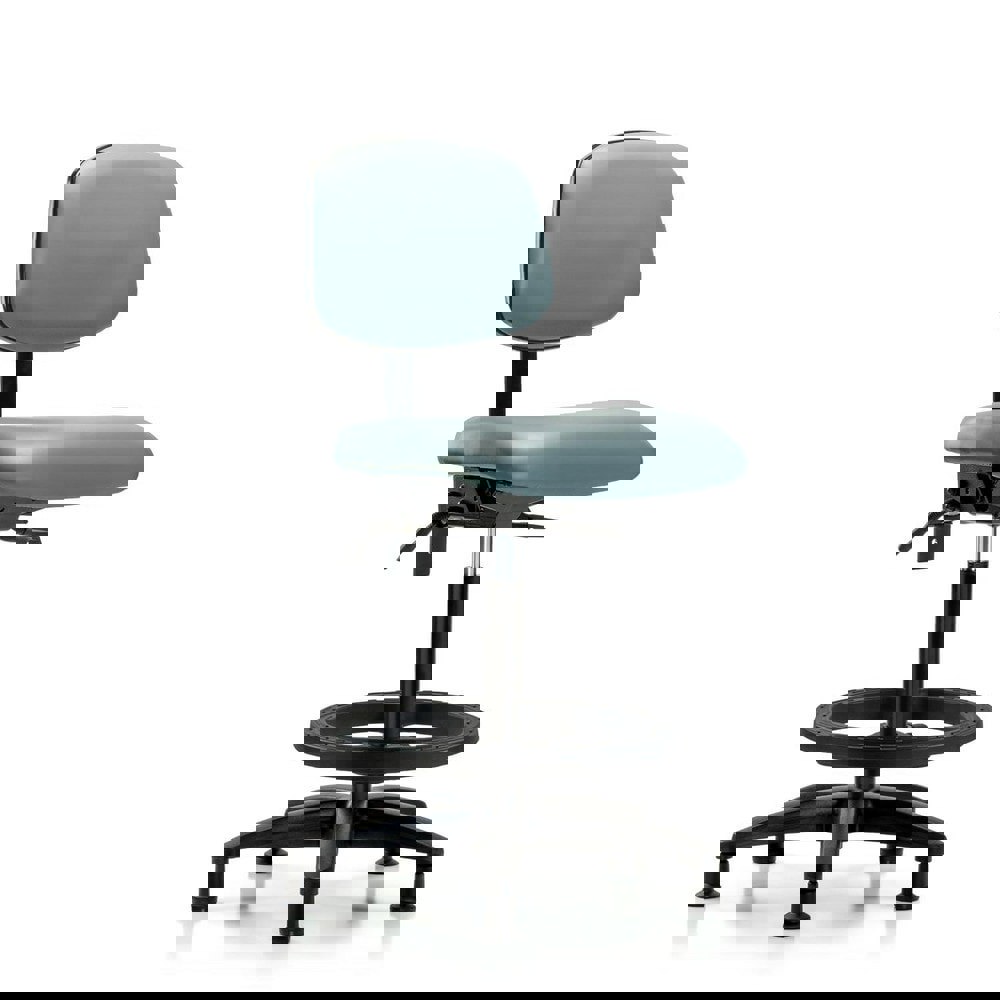 Task Chair: Vinyl, Storm