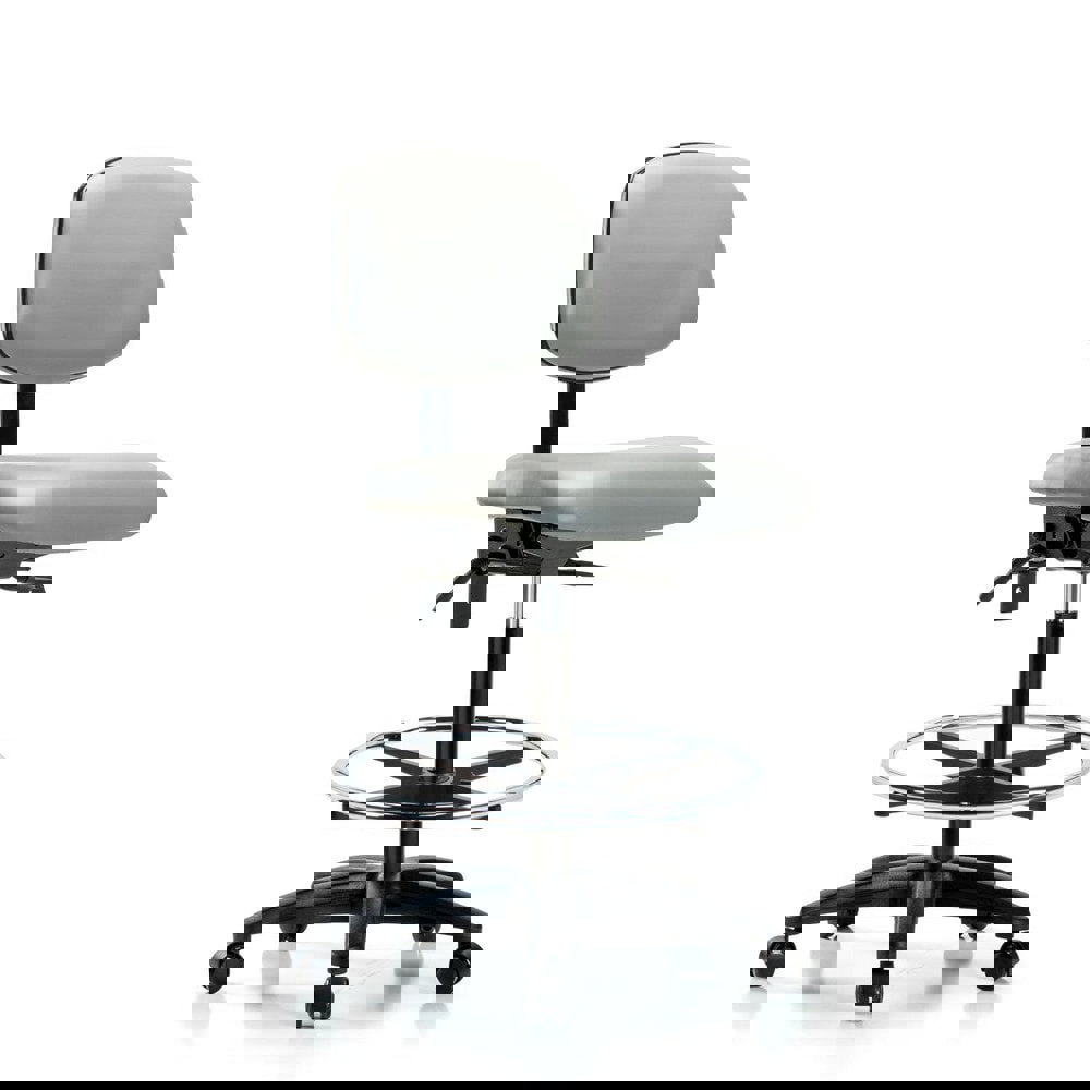 Task Chair: Vinyl, Dove