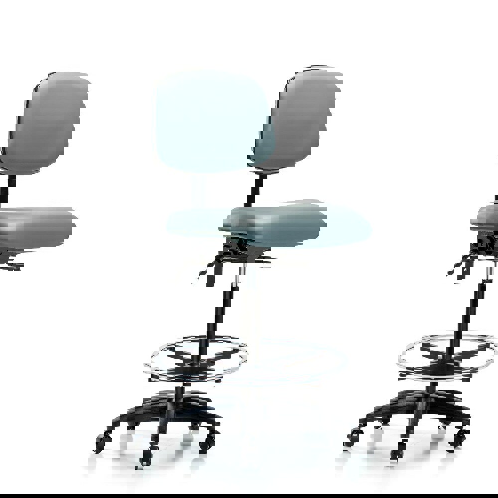 Task Chair: Vinyl, Storm