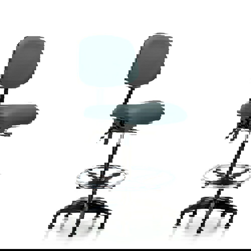 Task Chair: Vinyl, Colonial Blue