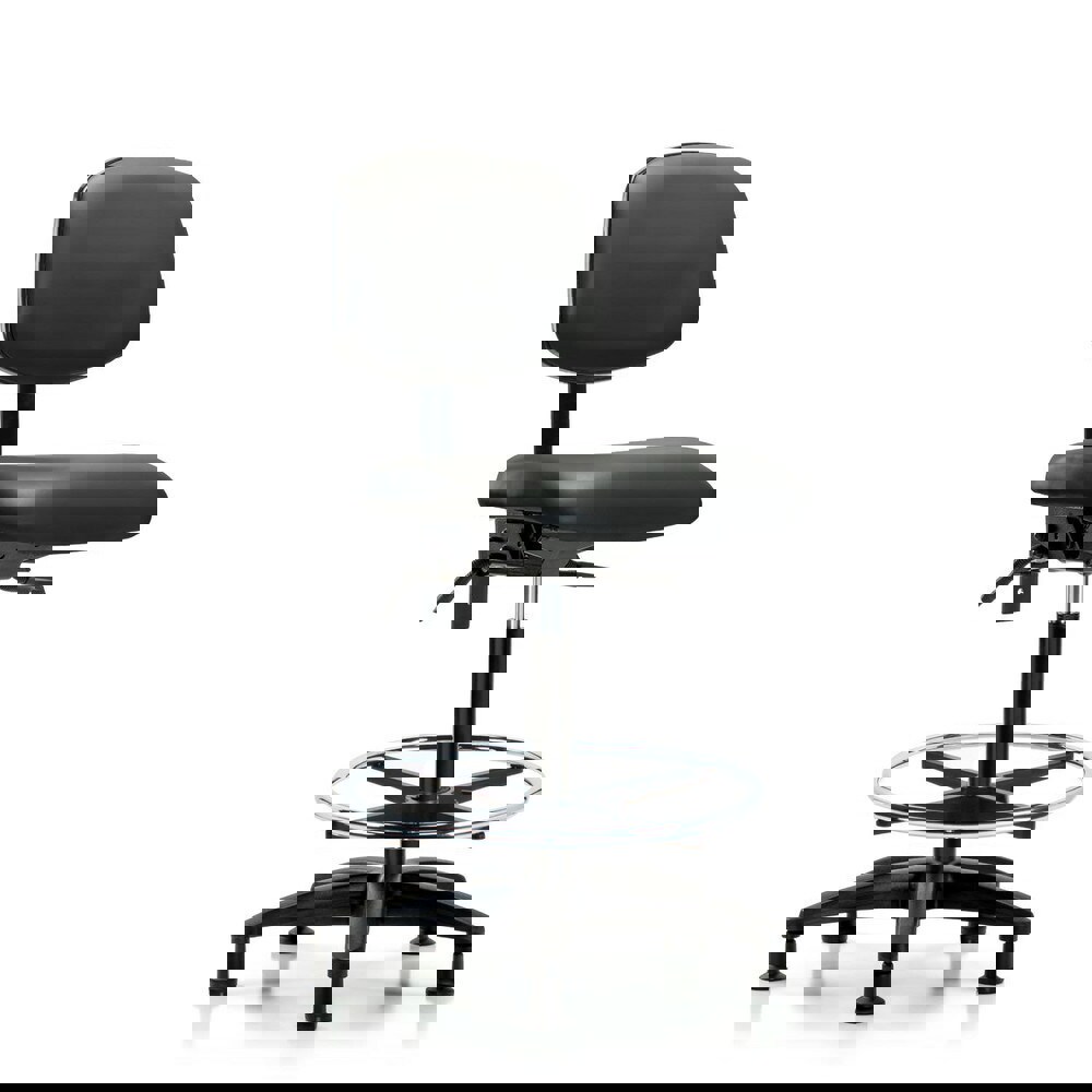 Task Chair: Vinyl, Carbon