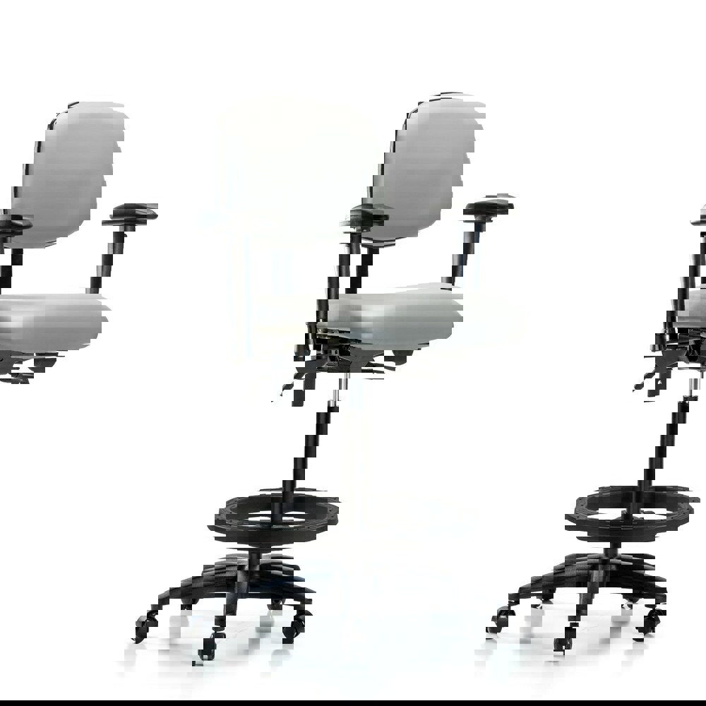 Task Chair: Vinyl, Dove