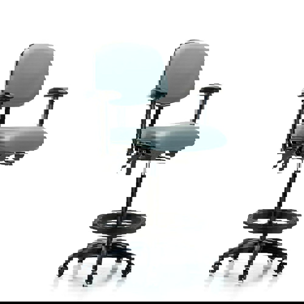 Task Chair: Vinyl, Storm