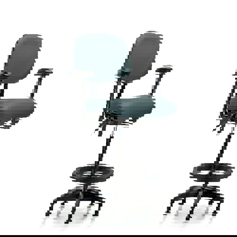 Task Chair: Vinyl, Colonial Blue