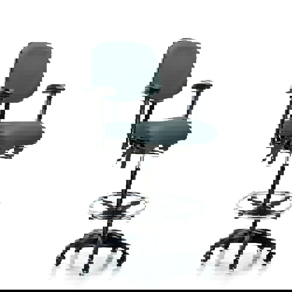 Task Chair: Vinyl, Colonial Blue