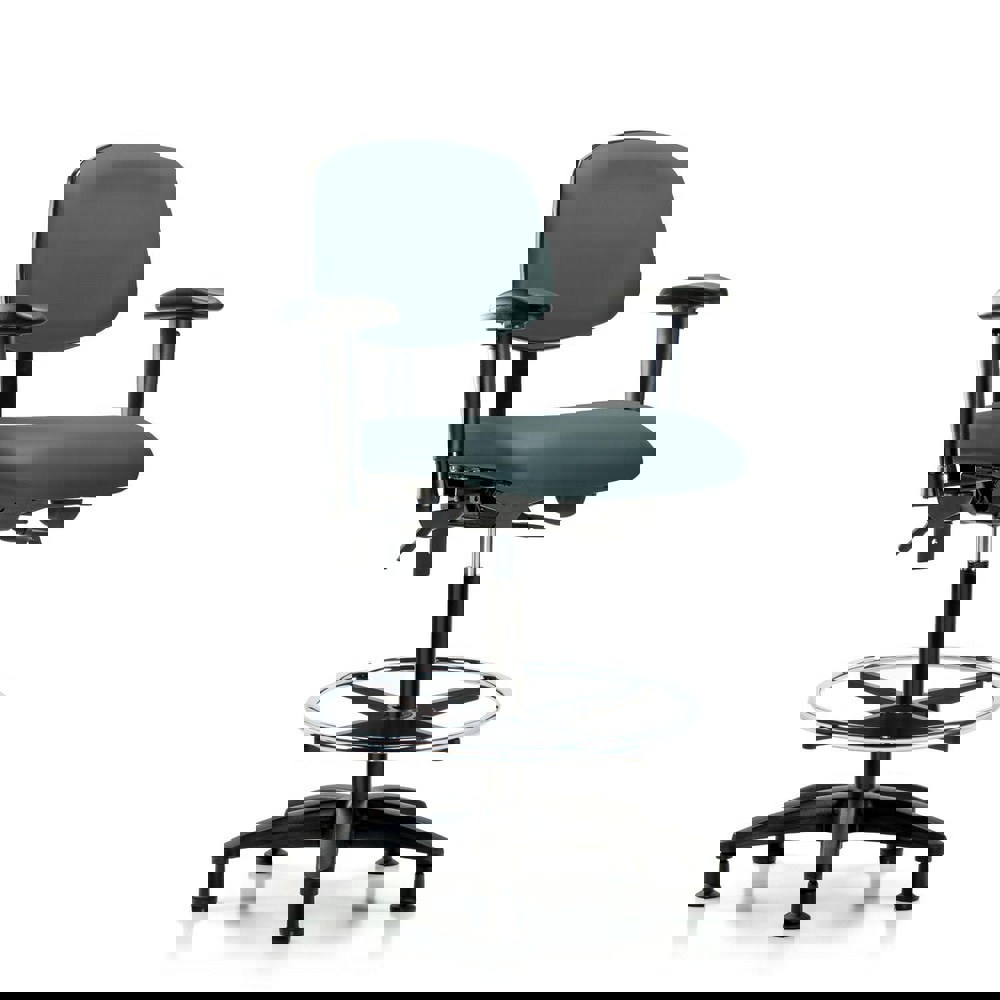 Task Chair: Vinyl, Colonial Blue