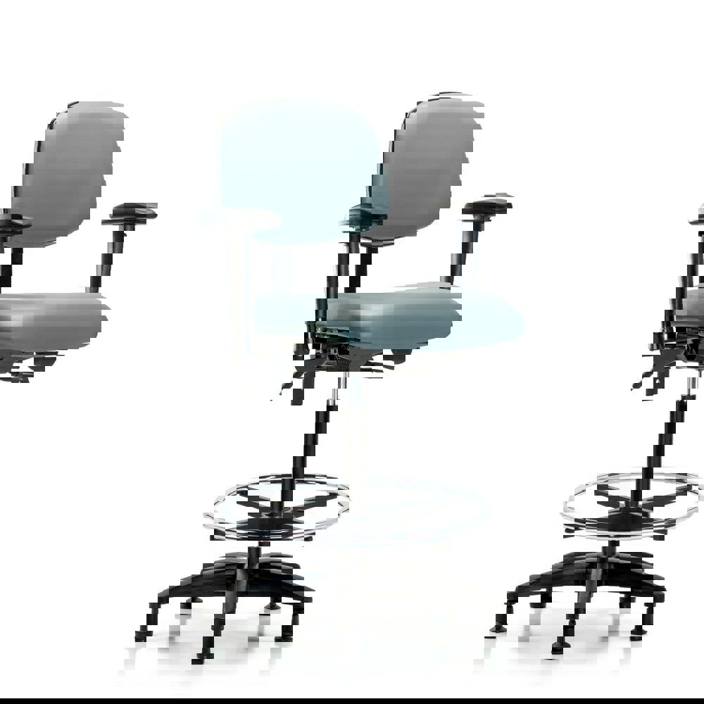 Task Chair: Vinyl, Storm