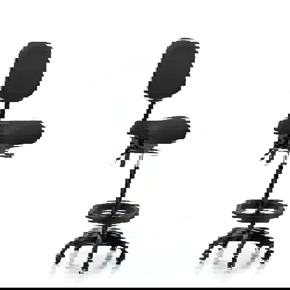 Task Chair: Vinyl, Black