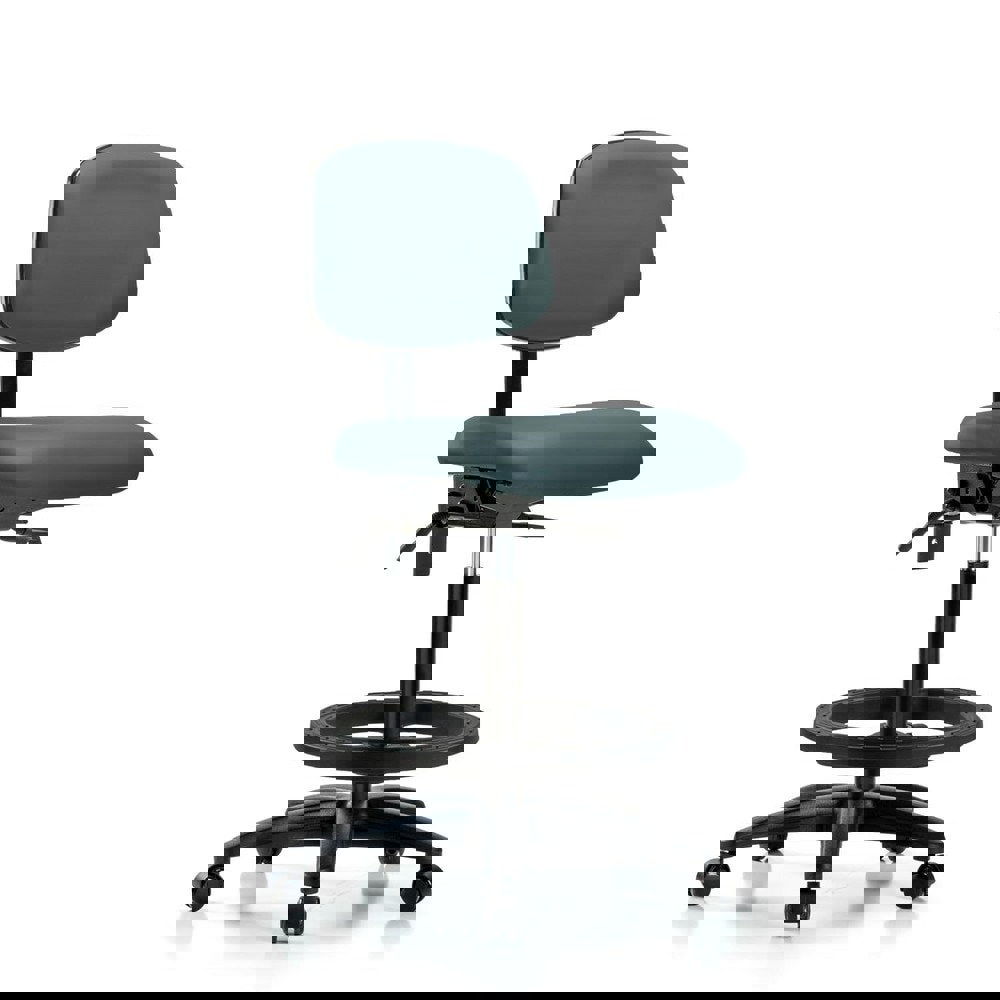 Task Chair: Vinyl, Colonial Blue