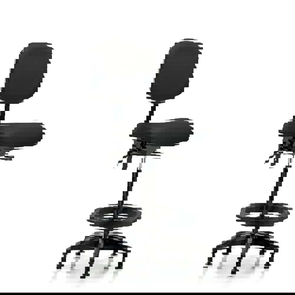 Task Chair: Vinyl, Black