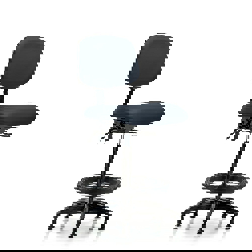 Task Chair: Vinyl, Imperial Blue