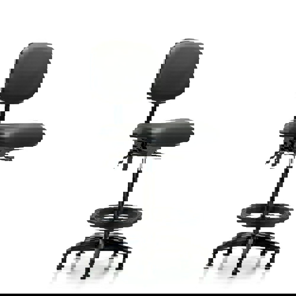 Task Chair: Vinyl, Carbon