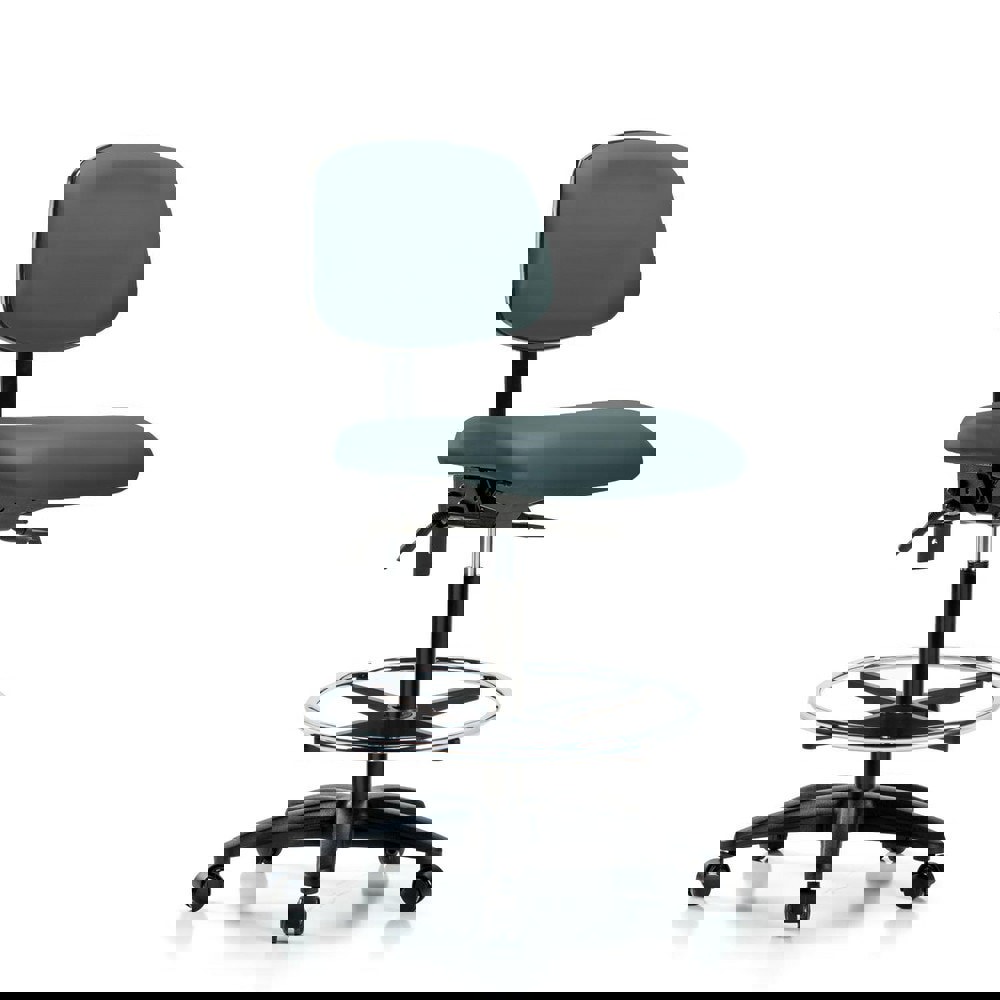 Task Chair: Vinyl, Colonial Blue