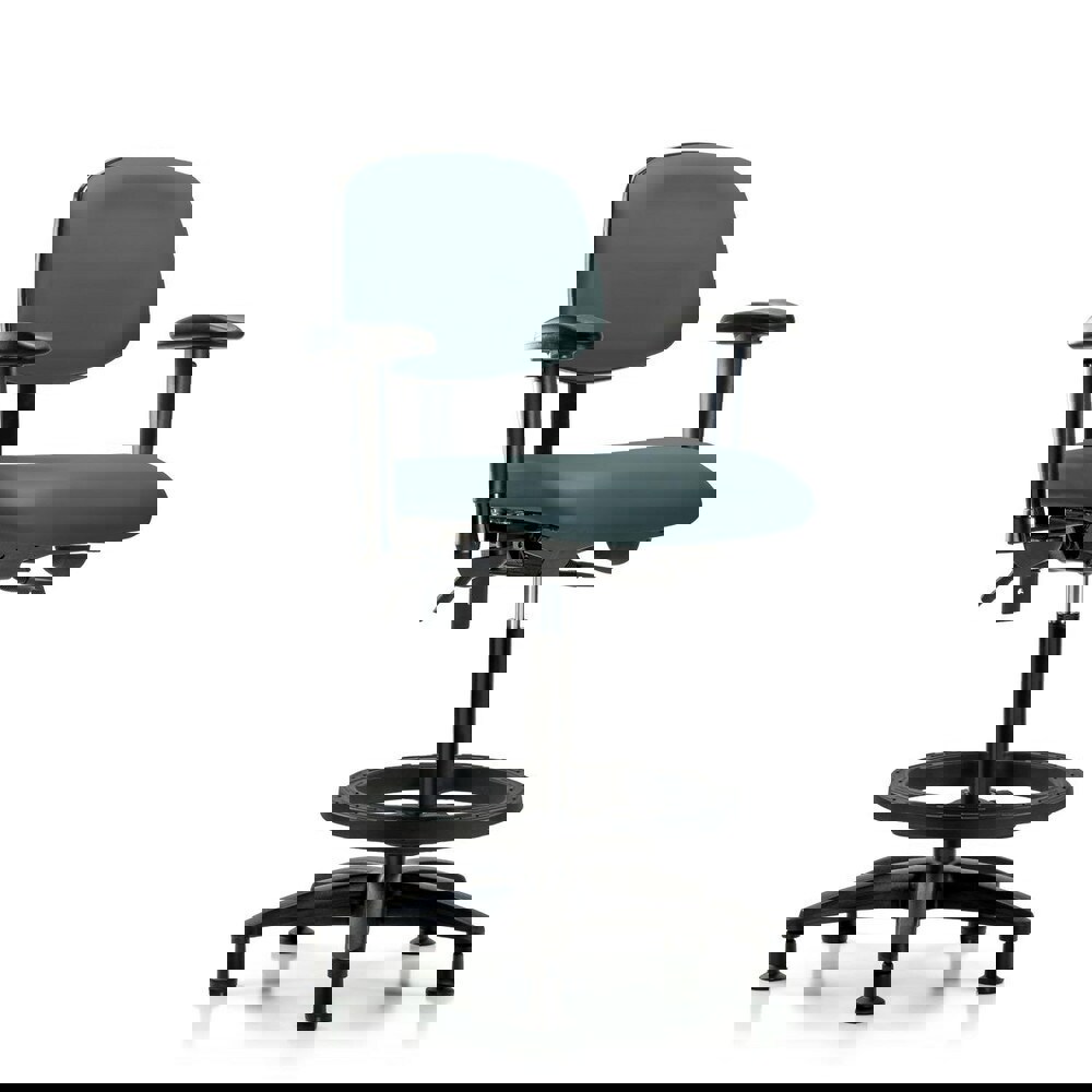 Task Chair: Vinyl, Colonial Blue