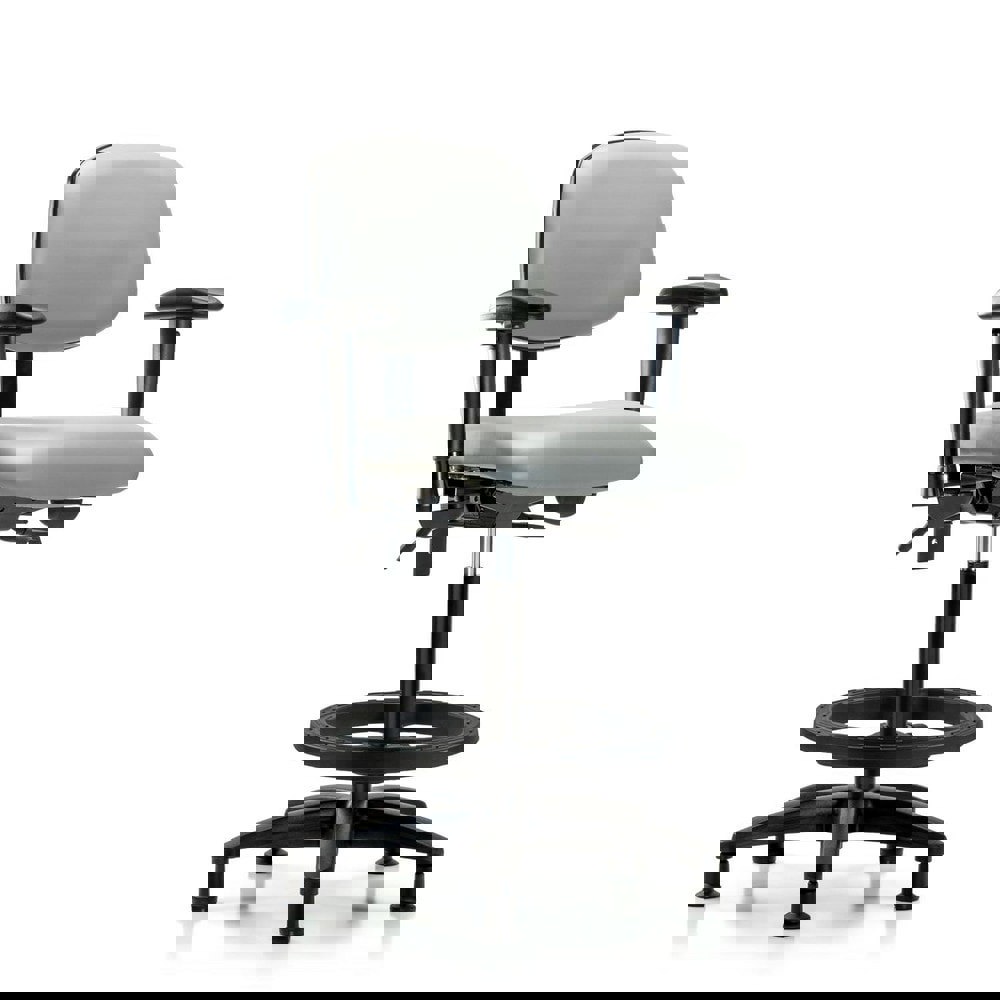 Task Chair: Vinyl, Dove