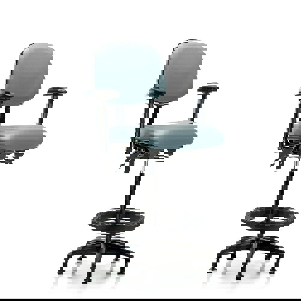 Task Chair: Vinyl, Storm