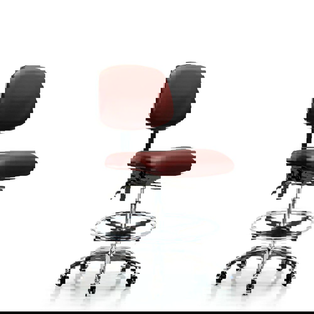 Task Chair: Vinyl, Borscht