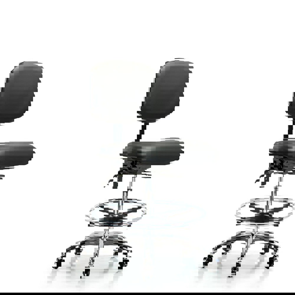 Task Chair: Vinyl, Carbon