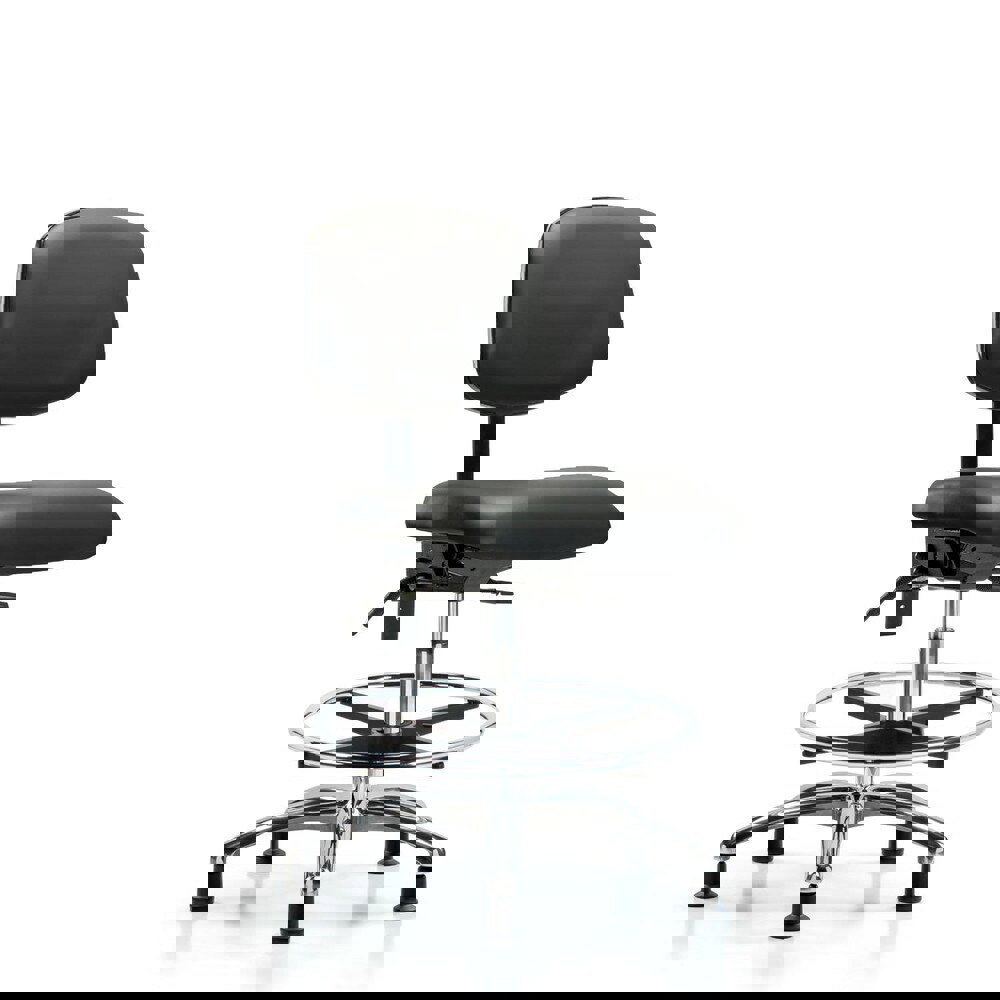 Task Chair: Vinyl, Carbon