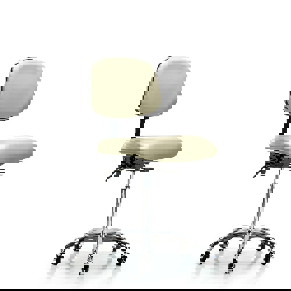 Task Chair: Vinyl, Adobe White