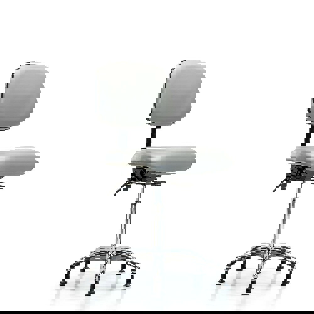 Task Chair: Vinyl, Dove