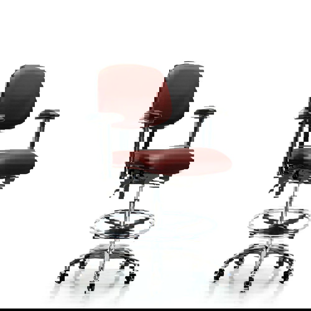 Task Chair: Vinyl, Borscht