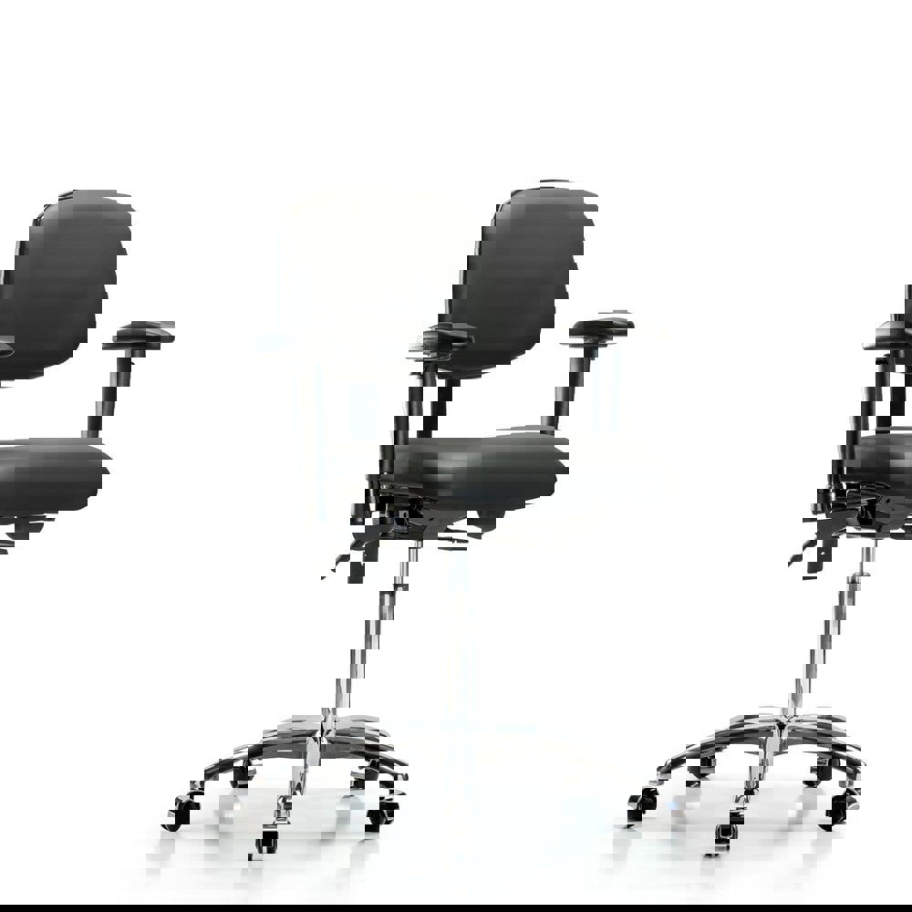 Task Chair: Vinyl, Carbon