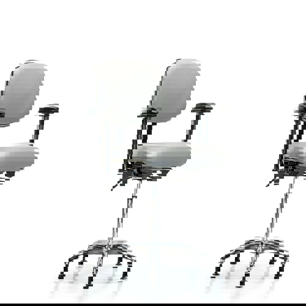 Task Chair: Vinyl, Dove