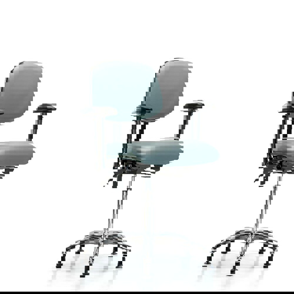 Task Chair: Vinyl, Storm