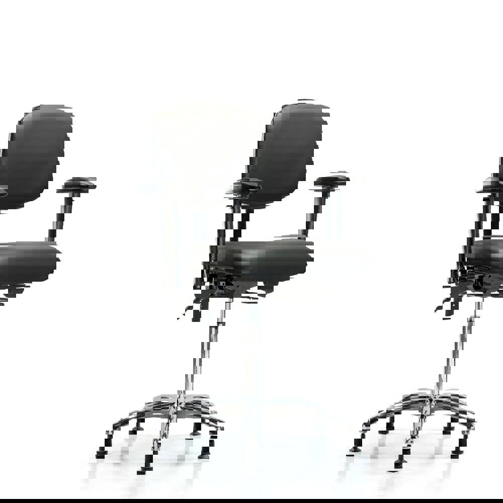 Task Chair: Vinyl, Carbon