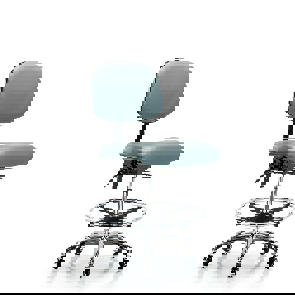 Task Chair: Vinyl, Storm