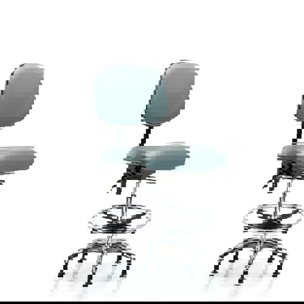 Task Chair: Vinyl, Storm