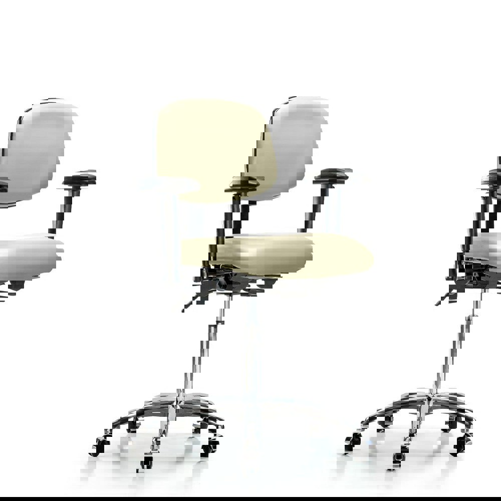 Task Chair: Vinyl, Adobe White