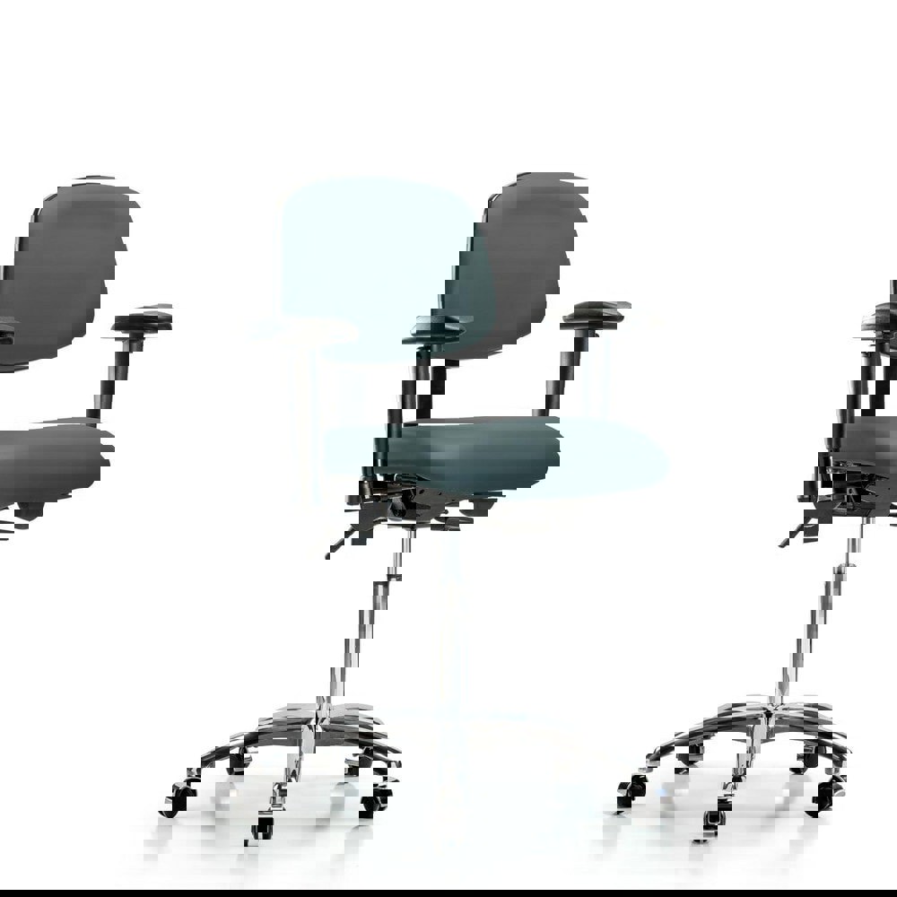 Task Chair: Vinyl, Colonial Blue