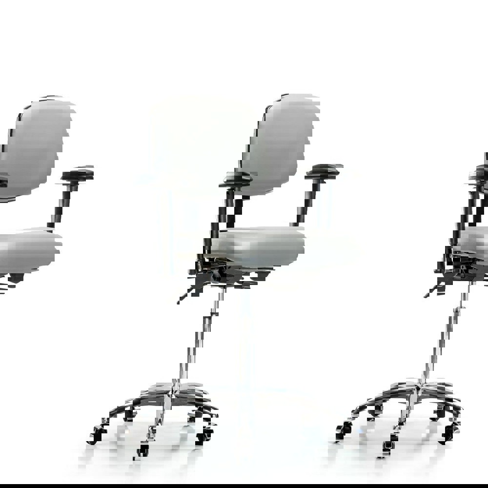 Task Chair: Vinyl, Dove