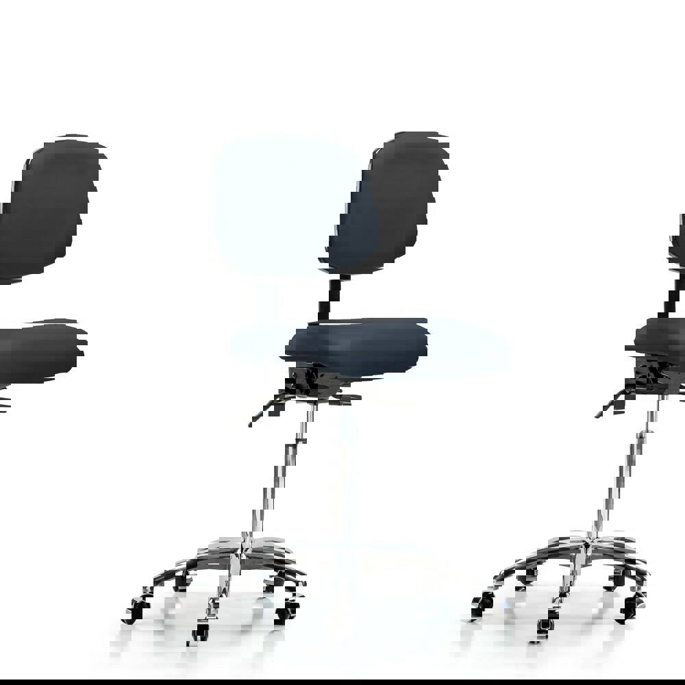 Task Chair: Vinyl, Imperial Blue