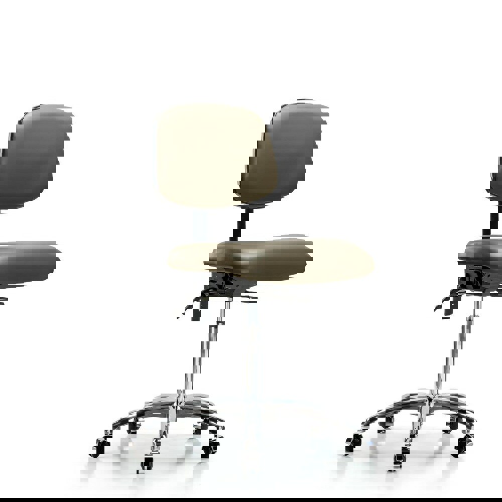 Task Chair: Vinyl, Taupe