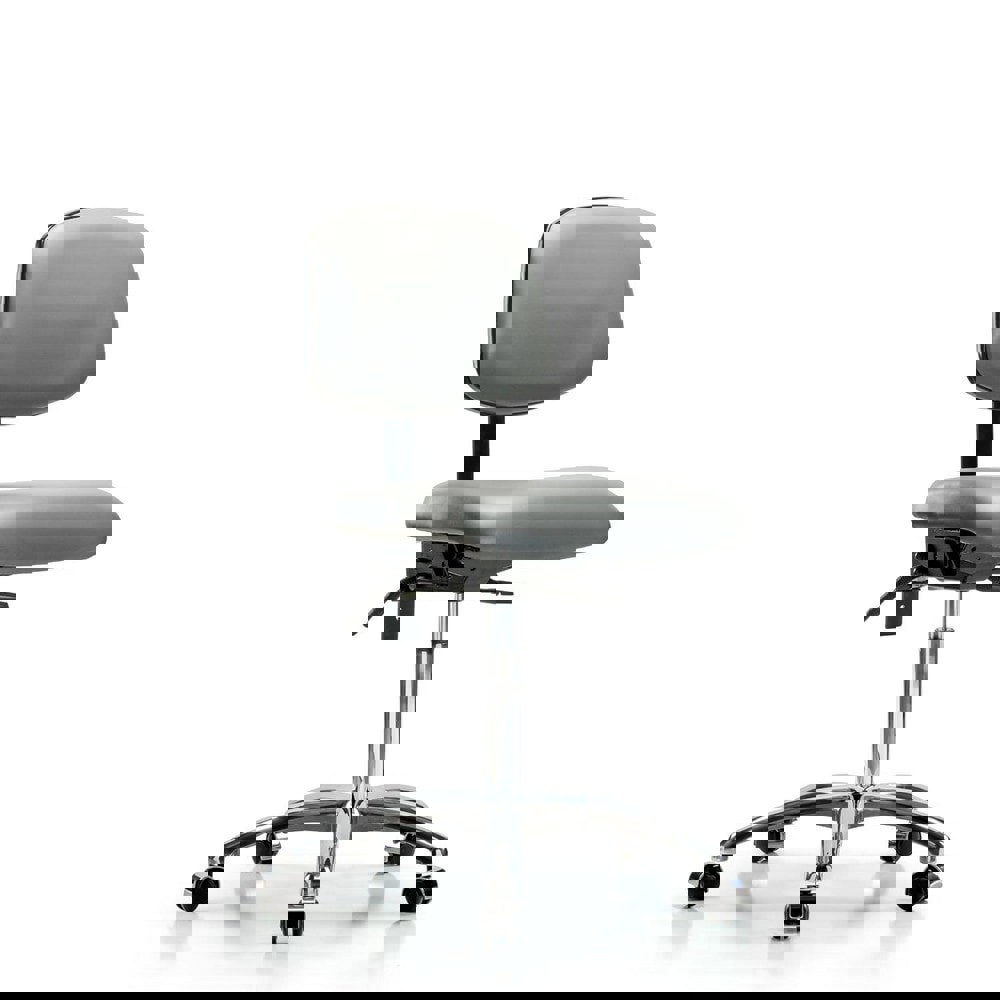 Task Chair: Vinyl, Sterling