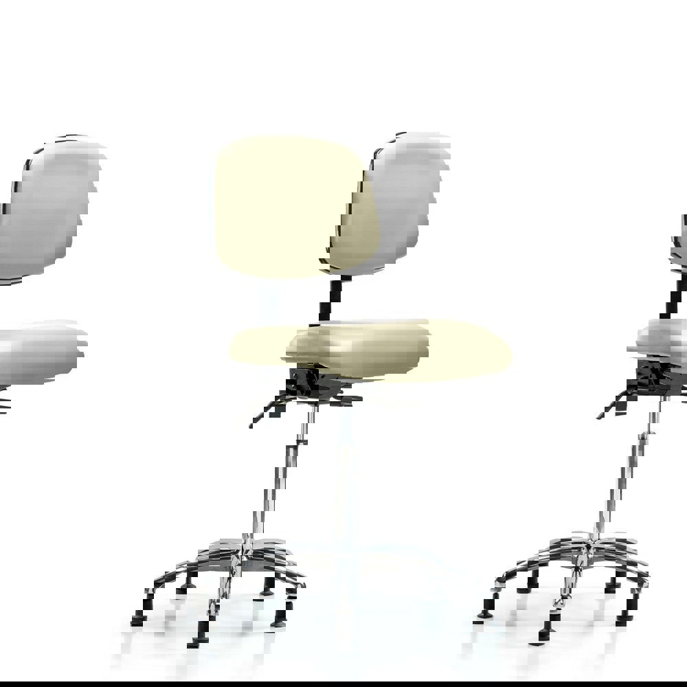 Task Chair: Vinyl, Adobe White